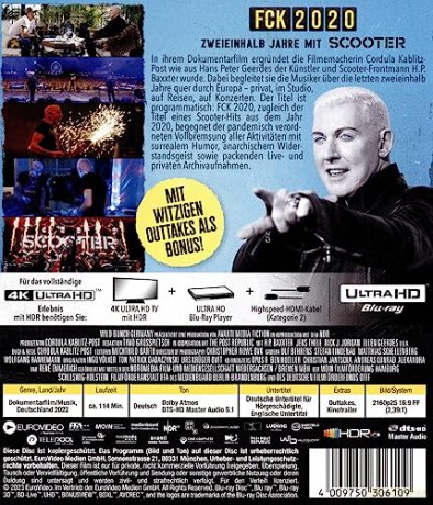 FCK 2020 - Zweieinhalb Jahre mit Scooter [Blu-Ray 4K]+[Blu-Ray]