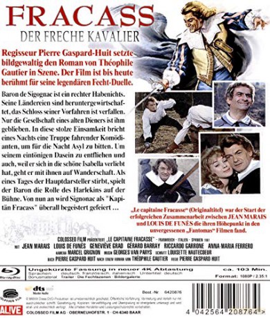 Captain Fracasse (Kapitan Fracasse) [Blu-Ray]
