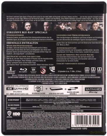 Gra o tron Sezon 8 [3xBlu-Ray 4K]+[3xBlu-Ray]