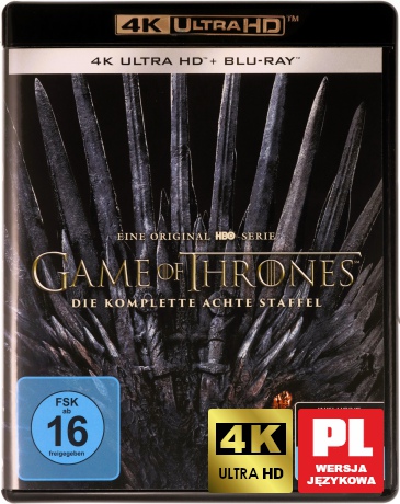 Gra o tron Sezon 8 [3xBlu-Ray 4K]+[3xBlu-Ray]