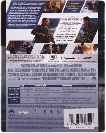 Gemini Man (Bliźniak) (steelbook) [Blu-Ray 4K]+[Blu-Ray]