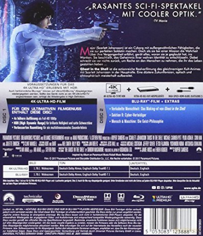 Ghost in the Shell [Blu-Ray 4K]+[Blu-Ray]