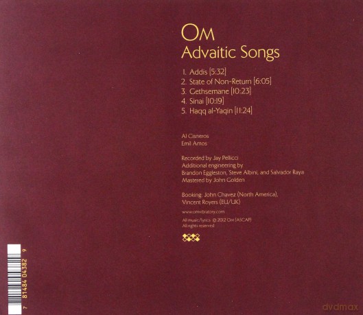 Om: Advaitic Songs (digipack) [CD]