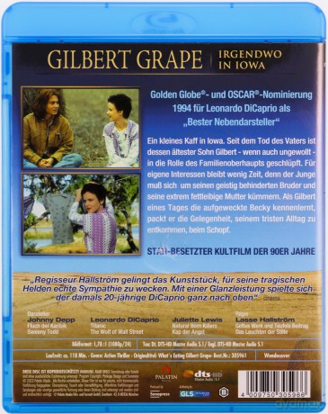What's Eating Gilbert Grape (Co gryzie Gilberta Grape'a) [Blu-Ray]