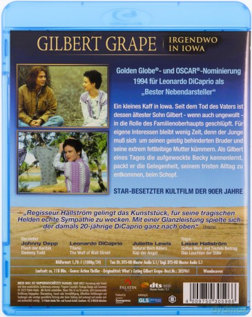What's Eating Gilbert Grape (Co gryzie Gilberta Grape'a) [Blu-Ray]