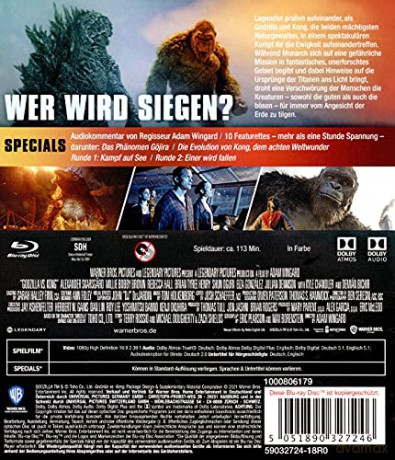 Godzilla vs. Kong [Blu-Ray]