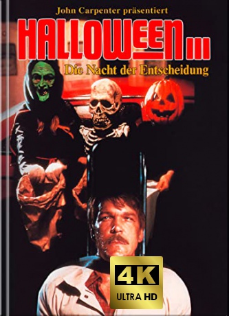 Halloween III: Season of the Witch (Halloween III: Sezon czarownic) (Mediabook) [Blu-Ray 4K]+[Blu-Ray]