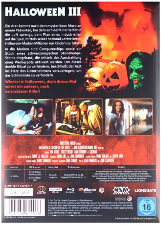 Halloween III: Season of the Witch (Halloween III: Sezon czarownic) (Mediabook) [Blu-Ray 4K]+[Blu-Ray]