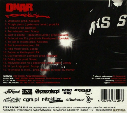 Onar: Osobiście (digipack) [CD]