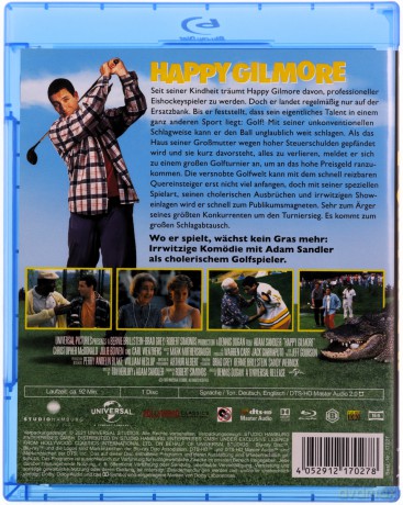 Happy Gilmore (Farciarz Gilmore) [Blu-Ray]