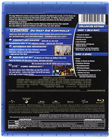 Hellboy II: The Golden Army (Hellboy 2: Złota armia) [Blu-Ray]