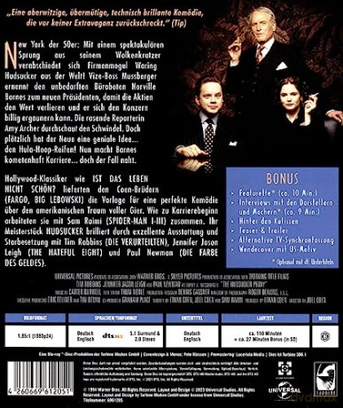 Hudsucker Proxy [Blu-Ray]