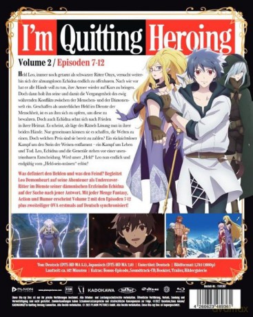 I'm Quitting Heroing Vol. 2 (Blu-ray)