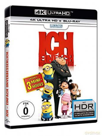 Despicable Me (Jak ukraść Księżyc) [Blu-Ray 4K]+[Blu-Ray]
