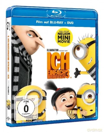 Despicable Me 3 (Gru, Dru i Minionki) [Blu-Ray]+[DVD]