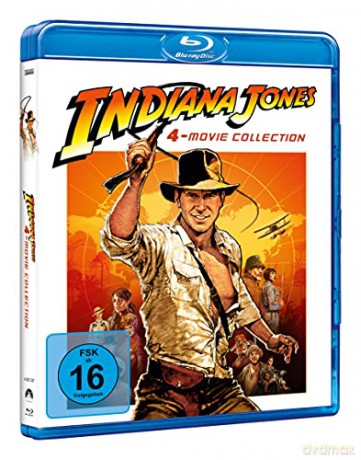Indiana Jones Complete Collection (Poszukiwacze zaginionej Arki/Indiana Jones i Świątynia Zagłady/ Indiana Jones i ostatnia krucjata/ Indiana Jones i Królestwo Kryształowej Czaszki) [4xBlu-Ray]