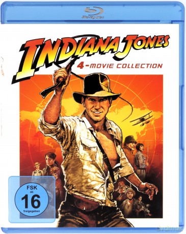 Indiana Jones Complete Collection (Poszukiwacze zaginionej Arki/Indiana Jones i Świątynia Zagłady/ Indiana Jones i ostatnia krucjata/ Indiana Jones i Królestwo Kryształowej Czaszki) [4xBlu-Ray]