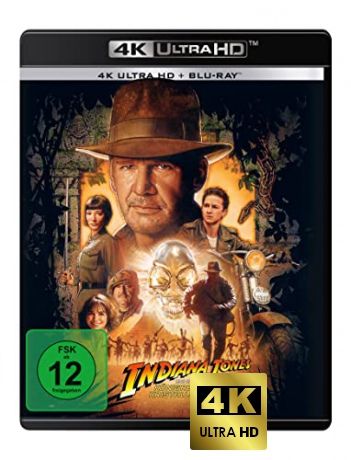 Indiana Jones and the Kingdom of the Crystal Skull (Indiana Jones i Królestwo Kryształowej Czaszki) [Blu-Ray 4K]+[Blu-Ray]