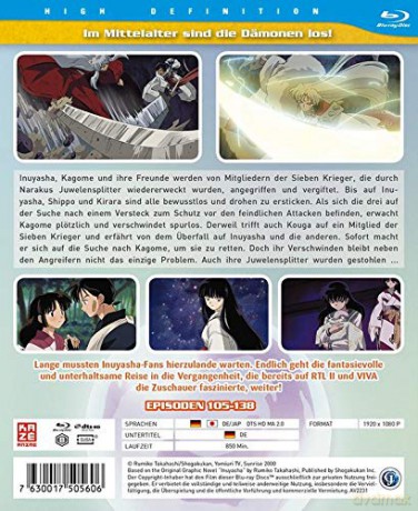 InuYasha Box 5 (Episoden 105-138) (Blu-ray)