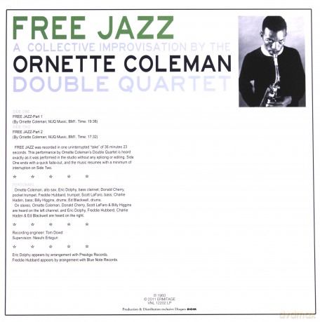 Ornette Coleman: Free Jazz (180 gramm) [WINYL]