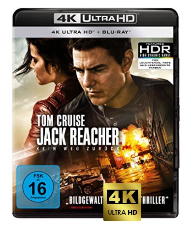 Jack Reacher: Never Go Back (Jack Reacher: Nigdy nie wracaj) [Blu-Ray 4K]+[Blu-Ray]