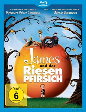 James and the Giant Peach (Jakubek i brzoskwinia olbrzymka) [Blu-Ray]