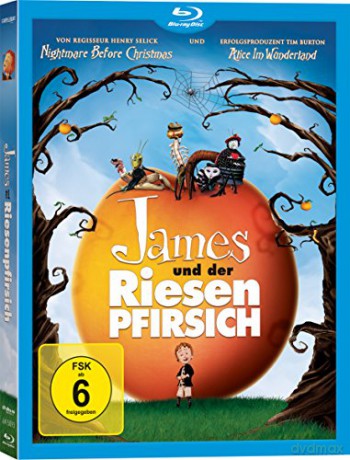 James and the Giant Peach (Jakubek i brzoskwinia olbrzymka) [Blu-Ray]