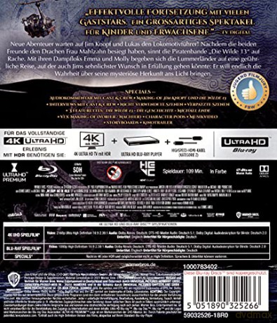 Jim Button and the Wild 13 [Blu-Ray 4K]+[Blu-Ray]