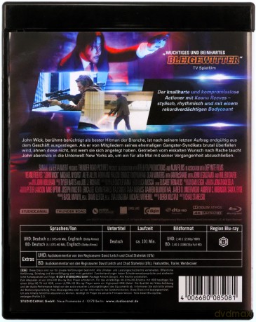 John Wick [Blu-Ray 4K]+[Blu-Ray]