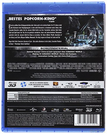 Jurassic World [Blu-Ray 3D]+[Blu-Ray]