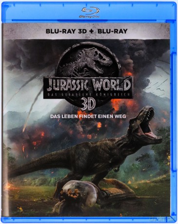 Jurassic World: Fallen Kingdom (Jurassic World: Upadłe królestwo) [Blu-Ray 3D]+[Blu-Ray]