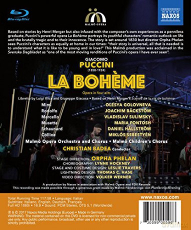 Giacomo Puccini: La Boheme [Blu-Ray]