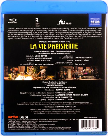 Jacques Offenbach: La Vie Parisienne [Blu-Ray]