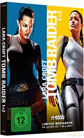 Lara Croft: Tomb Raider 1-2 (Mediabook) [2xBlu-Ray 4K]+[2xBlu-Ray]