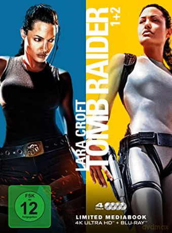 Lara Croft: Tomb Raider 1-2 (Mediabook) [2xBlu-Ray 4K]+[2xBlu-Ray]