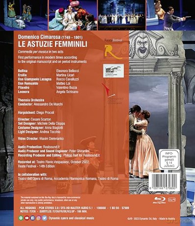 Domenico Cimarosa: Le Astuzie Femminili (1749-1801) [Blu-Ray]