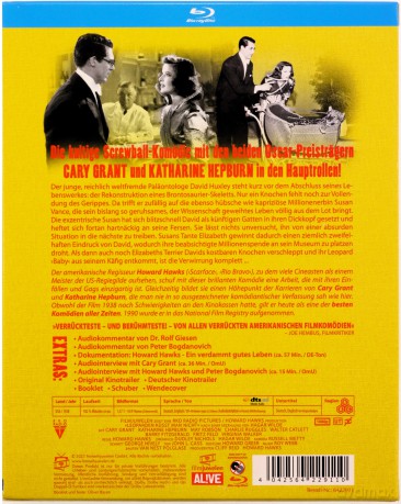 Bringing Up Baby (Drapieżne maleństwo) [Blu-Ray]