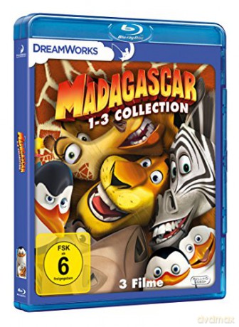 Madagascar 1-3  [3xBlu-Ray]