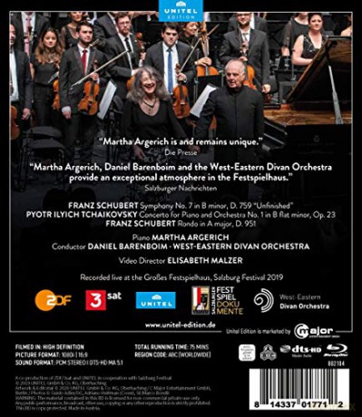 Martha Argerich & Daniel Barenboim - Salzburger Festspiele 2019 [Blu-Ray]