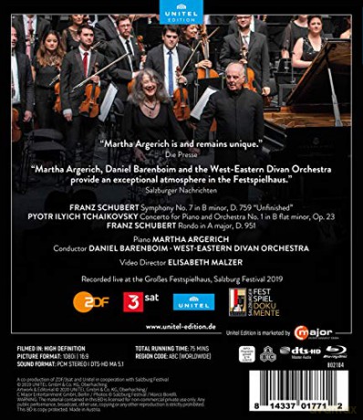 Martha Argerich & Daniel Barenboim - Salzburger Festspiele 2019 [Blu-Ray]