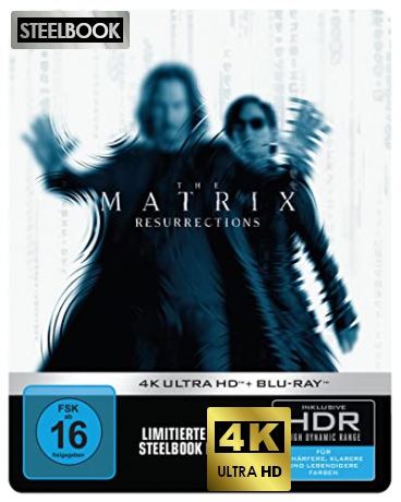 The Matrix Resurrections (Matrix: Zmartwychwstania) (steelbook) [Blu-Ray 4K]+[Blu-Ray]