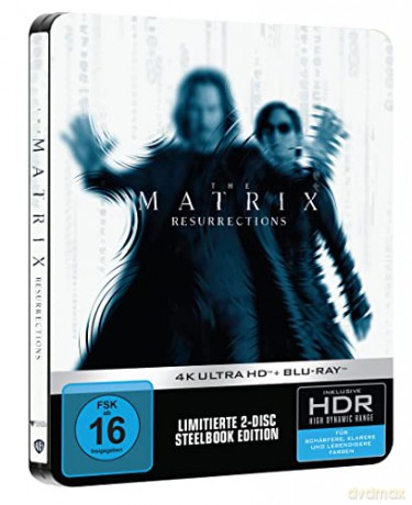The Matrix Resurrections (Matrix: Zmartwychwstania) (steelbook) [Blu-Ray 4K]+[Blu-Ray]