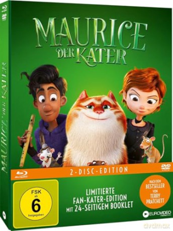 Maurice der Kater (Zadziwiający kot Maurycy) (mediabook) [Blu-Ray]+[DVD]
