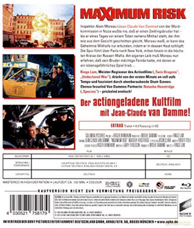 Maximum Risk (Maksimum ryzyka) [Blu-Ray]