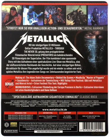 Metallica - Through The Never (steelbook) [Blu-Ray]