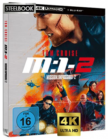 Mission: Impossible 2 (steelbook) [Blu-Ray 4K]+[Blu-Ray]