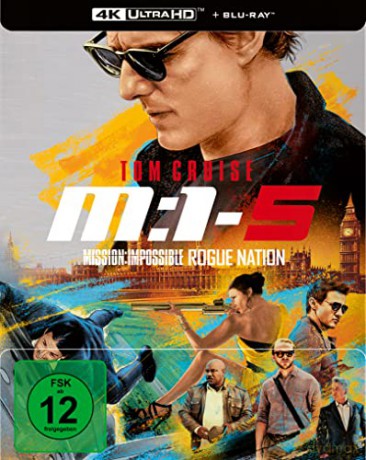 Mission: Impossible - Rogue Nation (steelbook) [Blu-Ray 4K]+[Blu-Ray]