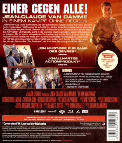 Death Warrant (Wykonać wyrok) [Blu-Ray]