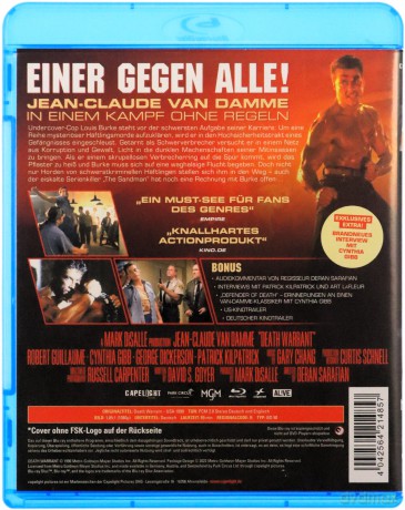 Death Warrant (Wykonać wyrok) [Blu-Ray]
