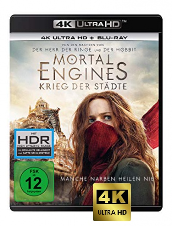 Mortal Engines (Zabójcze maszyny) [Blu-Ray 4K]+[Blu-Ray]+[DVD]